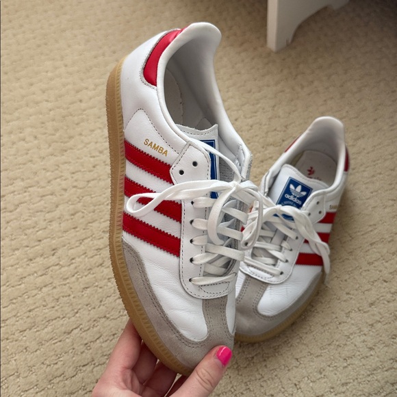 red and white adidas sambas!! - Picture 4 of 6